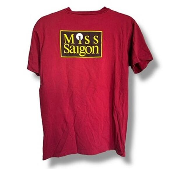 Vintage Dewynters Miss Saigon London Tee Shirt Size Large Single Stitch - Picture 4 of 4